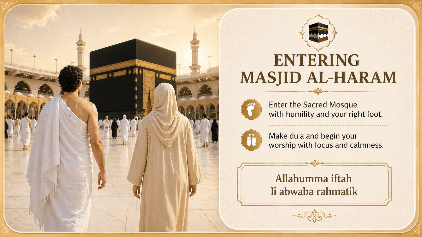 Entering Masjid al-Haram